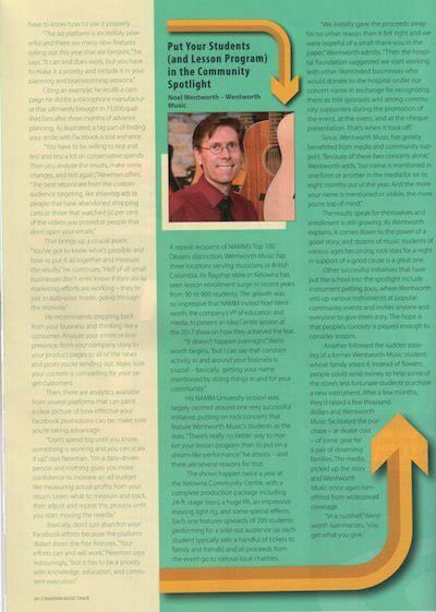 Noel Wentworth Canadian Music Trades March 2017